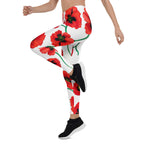 Poppy Print Leggings