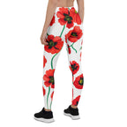 Poppy Print Leggings
