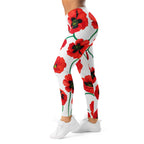 Poppy Print Leggings