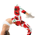 Poppy Print Leggings