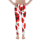 Poppy Print Men's Leggings