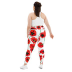 Poppy Print Plus Size Leggings