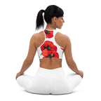Poppy Print Sports Bra