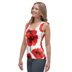 Poppy Print Tank Top