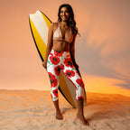 Poppy Print Yoga Capris