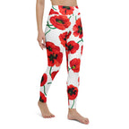 Poppy Print Yoga Leggings
