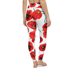Poppy Print Yoga Leggings