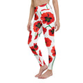 Poppy Print Yoga Leggings