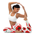 Poppy Print Yoga Leggings