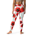 Poppy Print Yoga Leggings