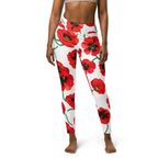 Poppy Print Yoga Leggings