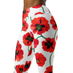 Poppy Print Yoga Leggings