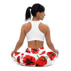 Poppy Print Yoga Leggings