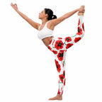 Poppy Print Yoga Leggings