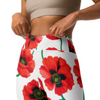 Poppy Print Yoga Leggings