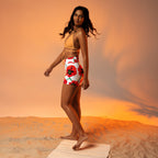 Poppy Print Yoga Shorts