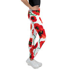 Poppy Print Youth Leggings