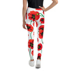 Poppy Print Youth Leggings