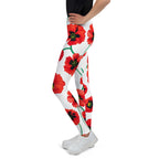 Poppy Print Youth Leggings