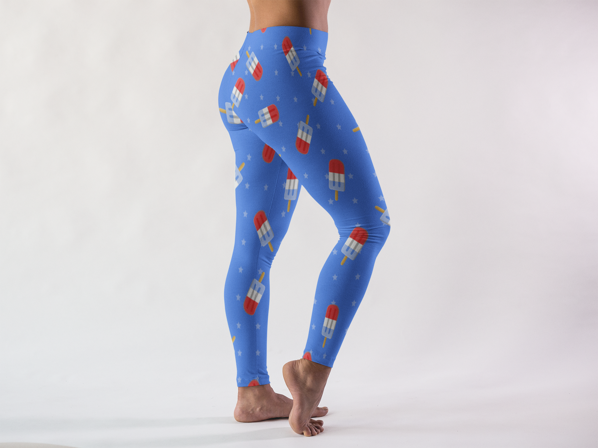 Popsicle Pattern Leggings