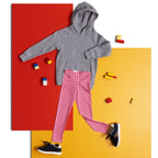 Power Pink Houndstooth Kid's Leggings