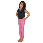 Power Pink Houndstooth Kid's Leggings