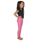 Power Pink Houndstooth Kid's Leggings