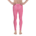 Power Pink Houndstooth Men's Leggings