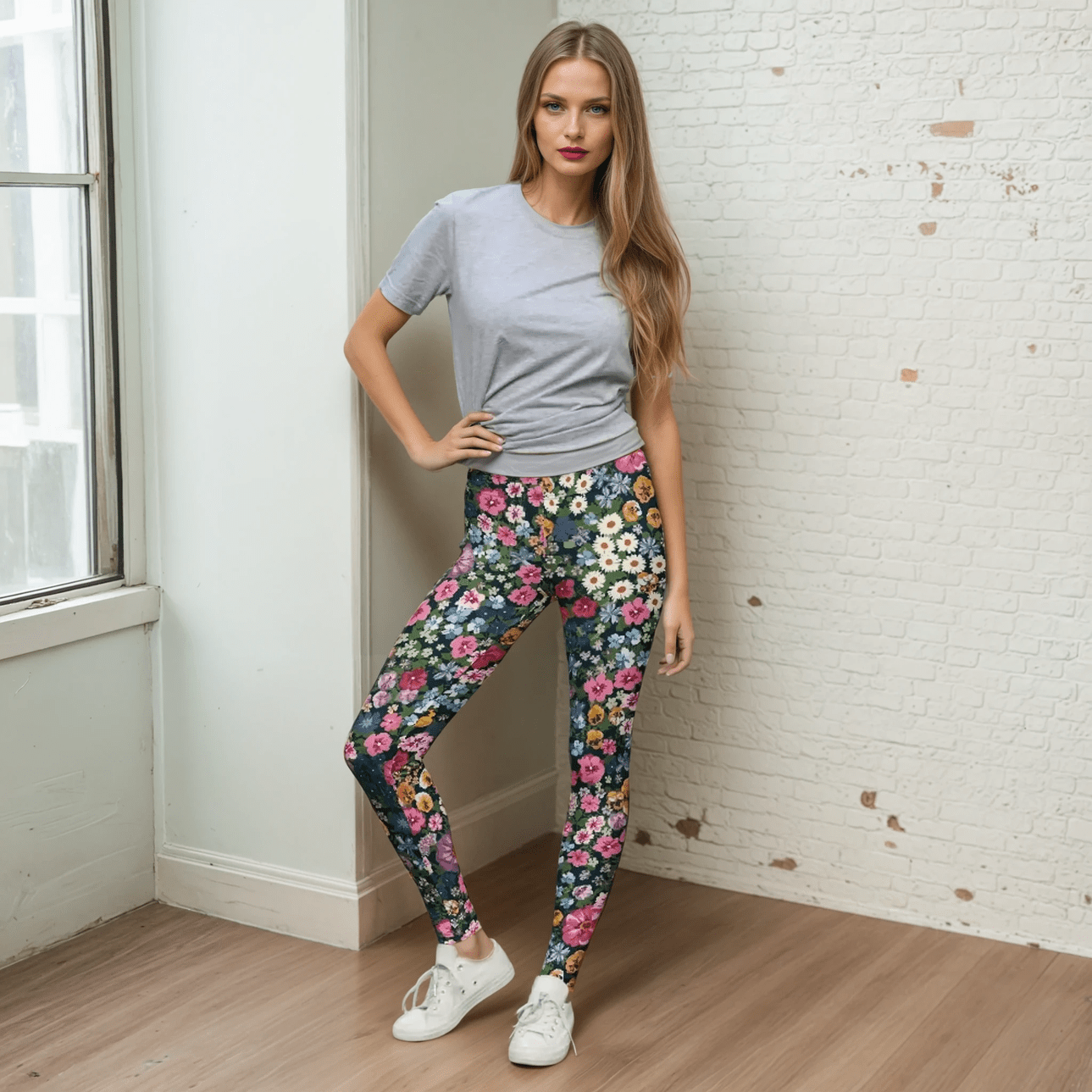 Pretty Floral Leggings