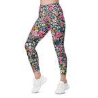 Pretty Floral Leggings With Pockets