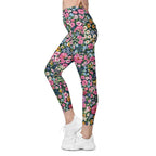 Pretty Floral Leggings With Pockets