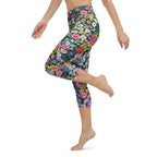 Pretty Floral Yoga Capris