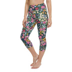 Pretty Floral Yoga Capris