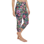 Pretty Floral Yoga Capris