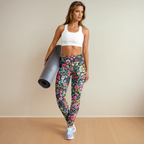 Pretty Floral Yoga Leggings