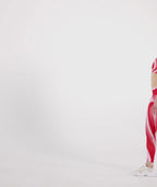 Red Heart Shaped Tunnel Leggings
