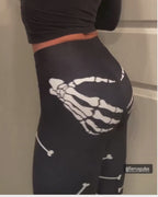 Halloween Hand Print Leggings