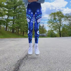 Blue Eye Yoga Leggings video