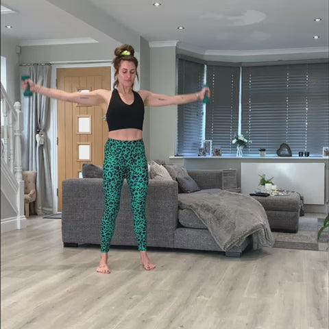 Emerald Green Leopard Leggings video