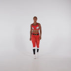 Naughty Santa Outfit Leggings