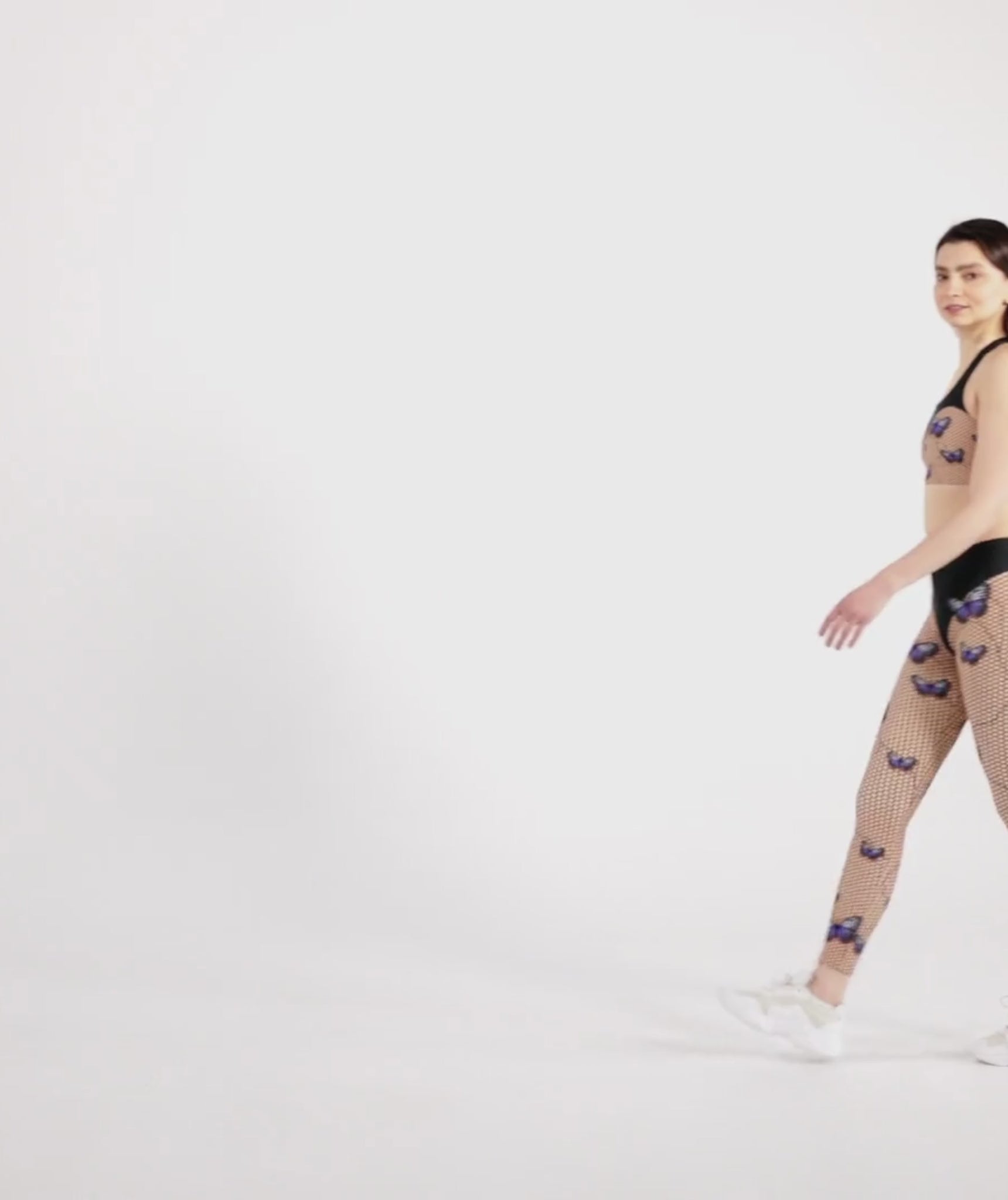 Bold Butterfly Mesh Leggings