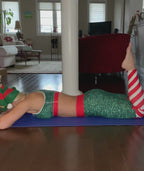 Candy Stripe Christmas Leggings