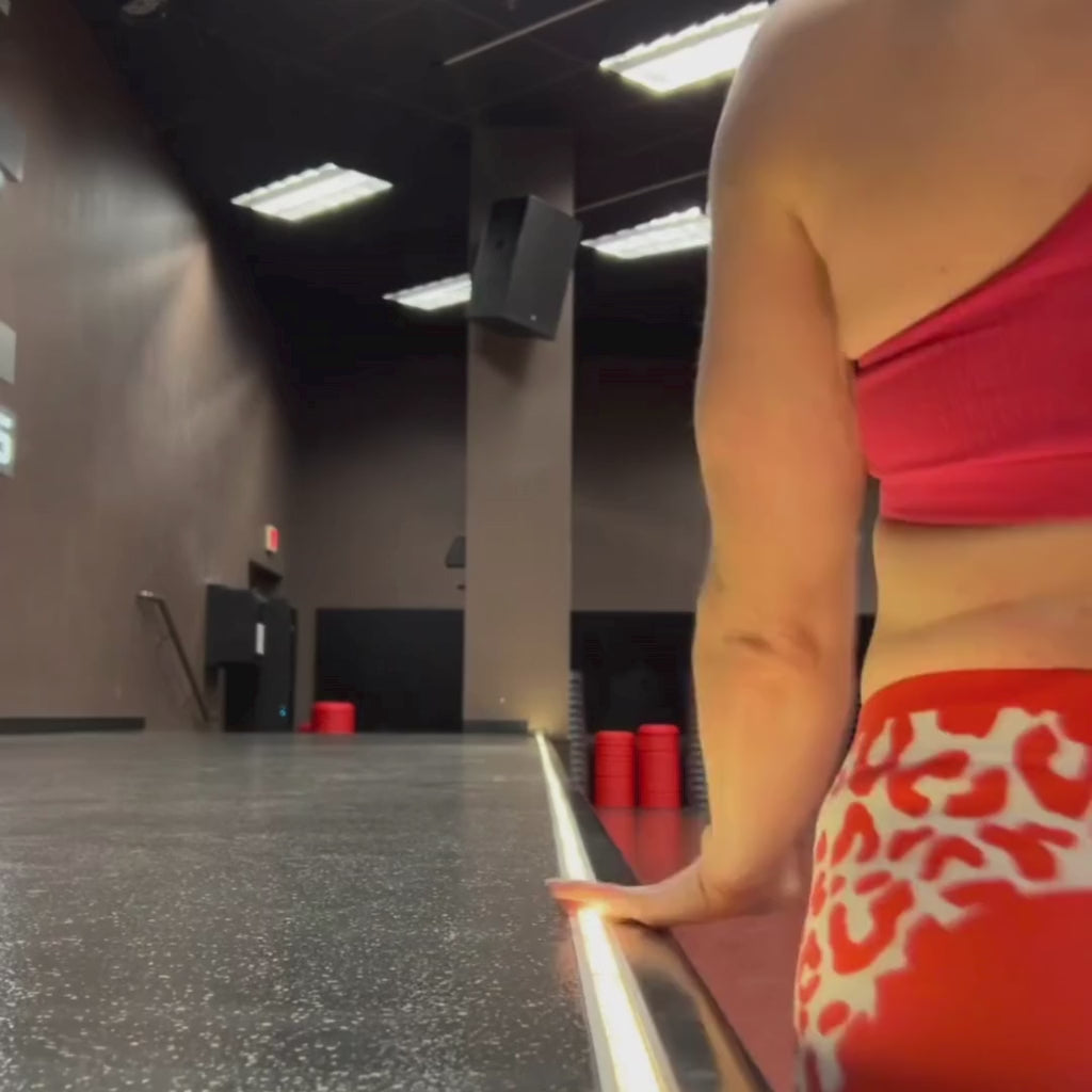 Red Leopard Heart Shaped Leggings