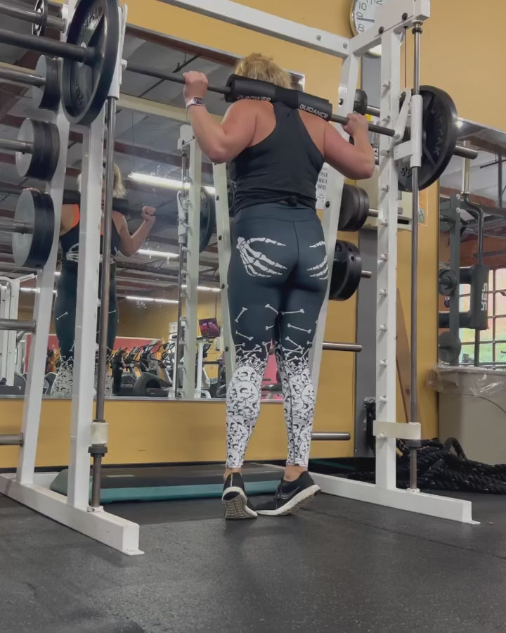 Halloween Hand Print Yoga Leggings video