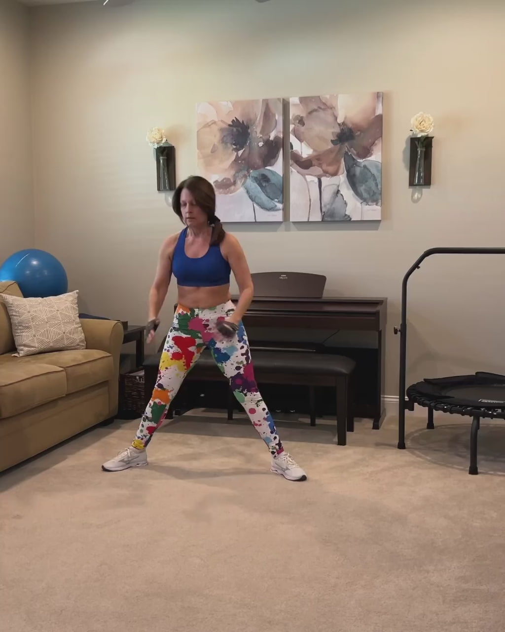 Color Splash Yoga Leggings video