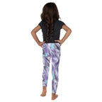 Printed Liquid Chrome Effect Kid's Leggings
