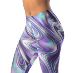 Printed Liquid Chrome Effect Leggings