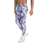 Printed Liquid Chrome Effect Men's Leggings