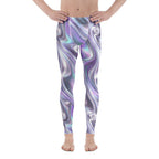 Printed Liquid Chrome Effect Men's Leggings