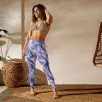 Printed Liquid Chrome Effect Yoga Leggings